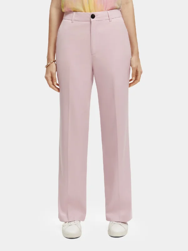 Edie high-rise wide-leg pants