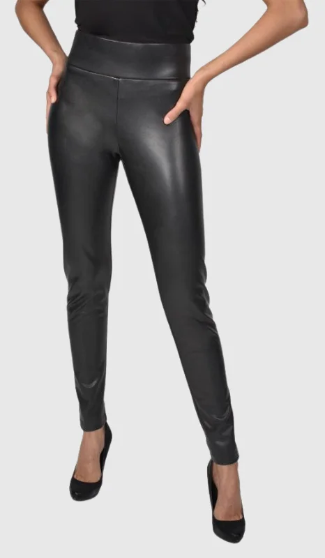 Faux Leather Legging