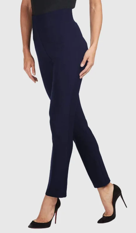 Navy Slim Pull On Pant