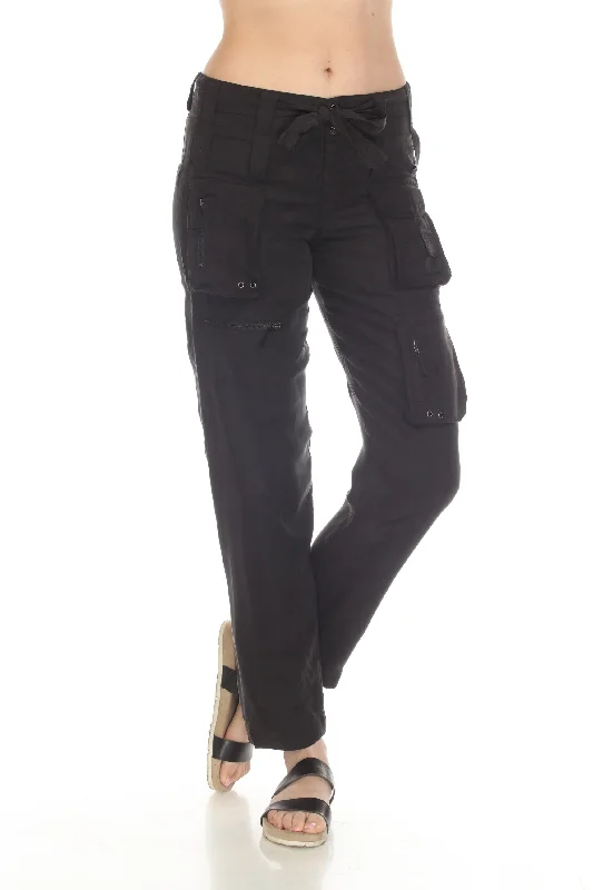 Johnny Was Hailey Belted Cargo Pants Boho Chic R66821 *