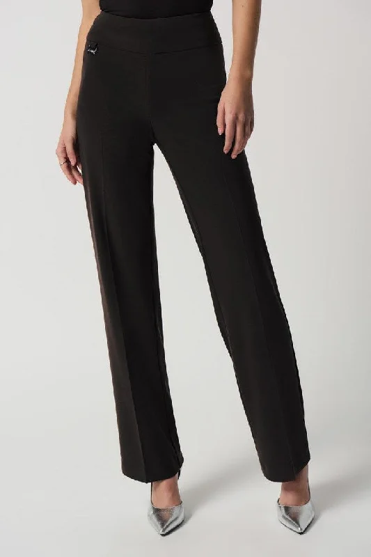 Silky Knit Pull-On Wide Leg Pant