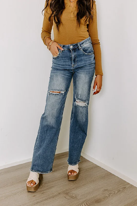 Risen Miranda High Waist Straight Leg Jean