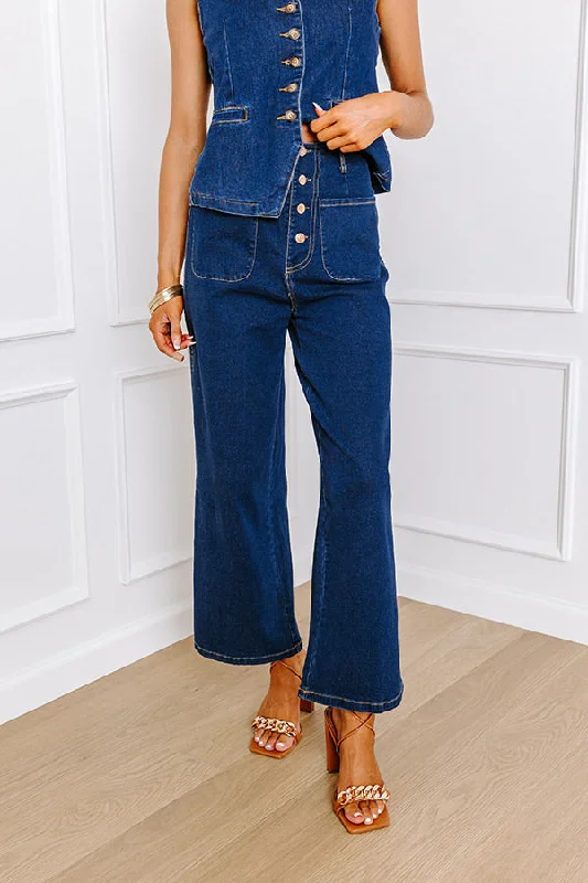 The Adele High Waist Jean In Dark Wash