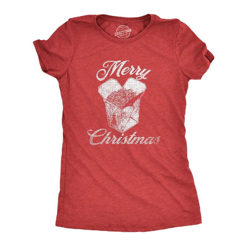 Merry Christmas Takeout Women's T Shirt