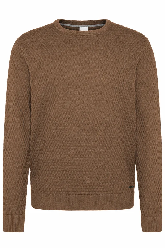 Bugatti Crew Knit Camel