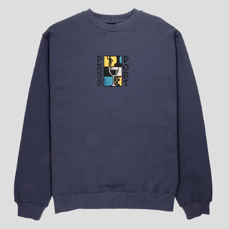 Pass~Port Dine Em' Sweater - Dusty Blue