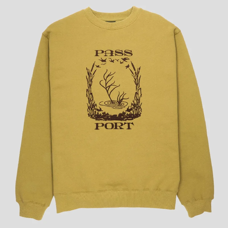 Pass~Port Everglade Embroidery Sweater - Mustard