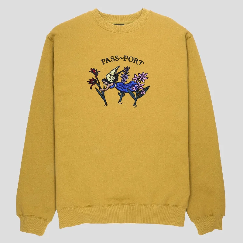 Pass~Port Gardening Appliqué Sweater - Mustard