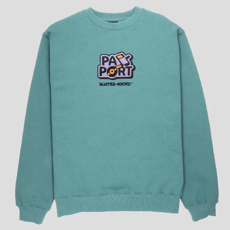 Pass~Port Master~Sounds Sweater - Washed Out Teal