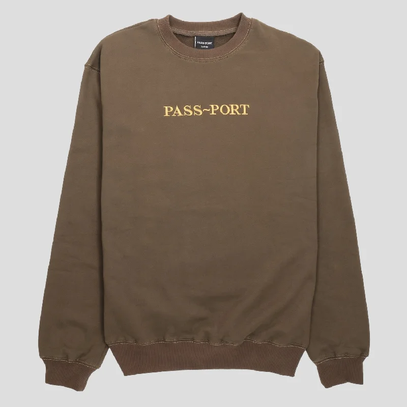 PASS~PORT "OFFICIAL ORGANIC" SWEATER CHOC