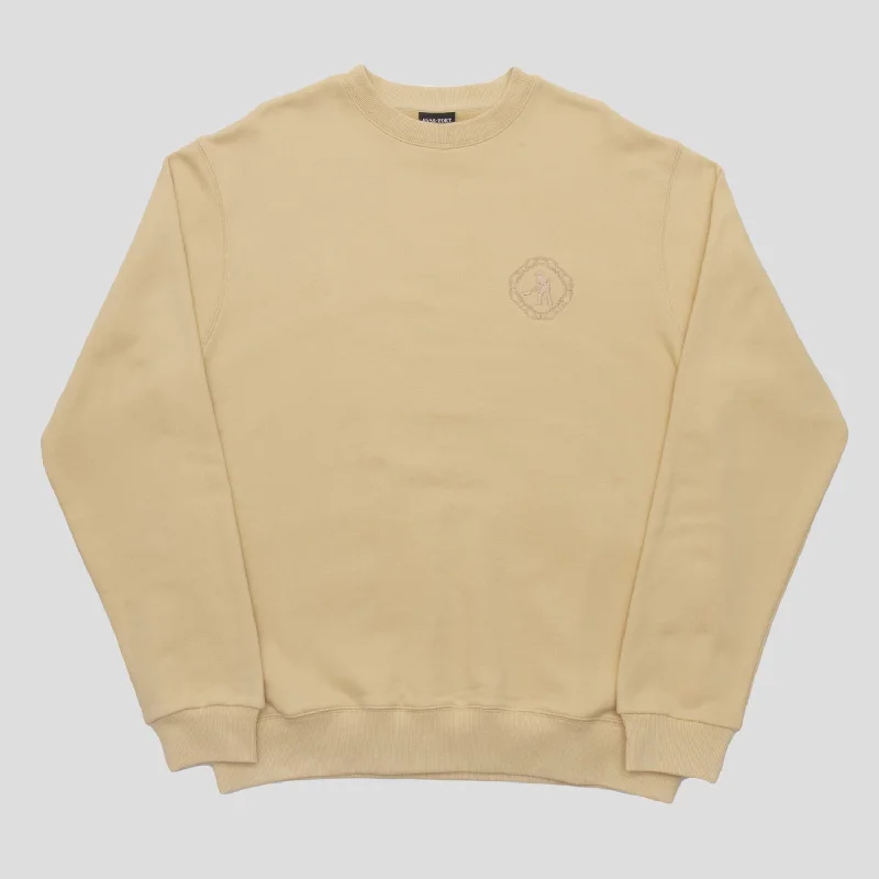 Pass~Port Organic Embroidery Sweater - Sand