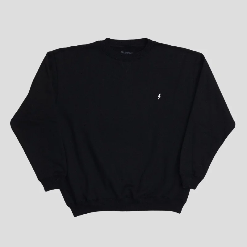 SUNDAY HARDWARE "BOLT LOGO" SWEATER BLACK