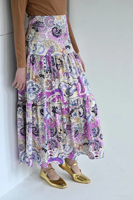 Daphne Paisley Skirt