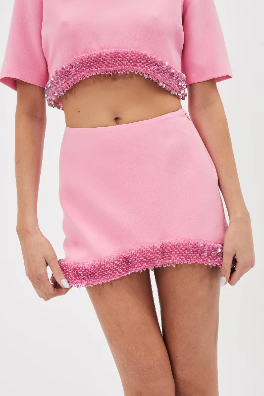 Dua Taffy Embellishment Mini Skirt