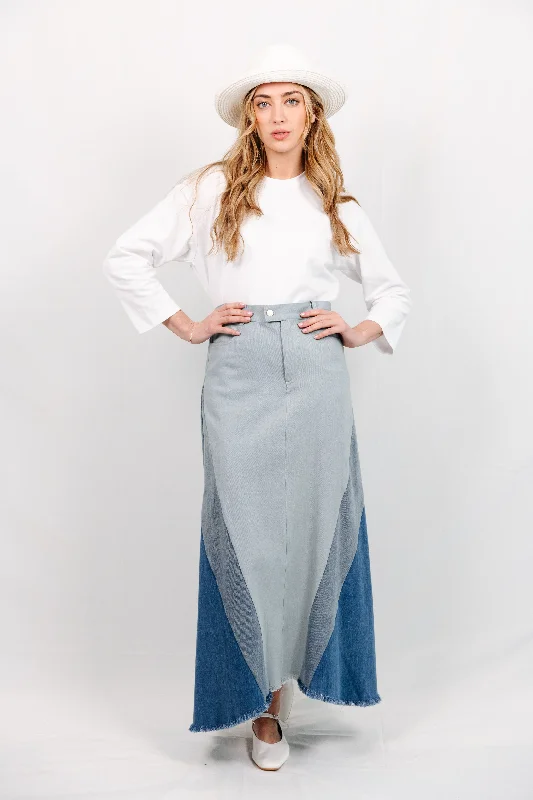 Sia Maxi Denim Skirt