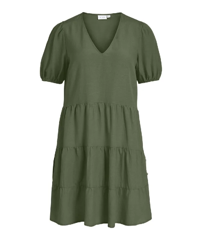 Silla Smock Dress (Four Leaf Clover)