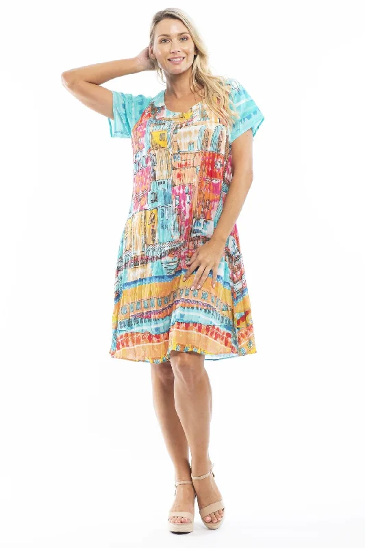 Sur Mer Frill Tunic Shift Dress