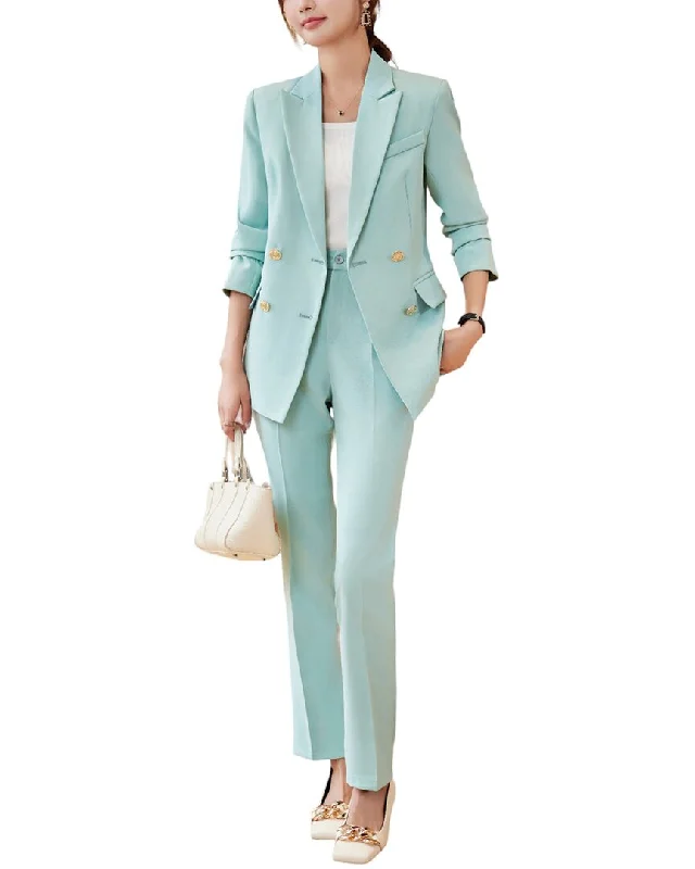 Bossy Chic 2pc Blazer & Pant Set