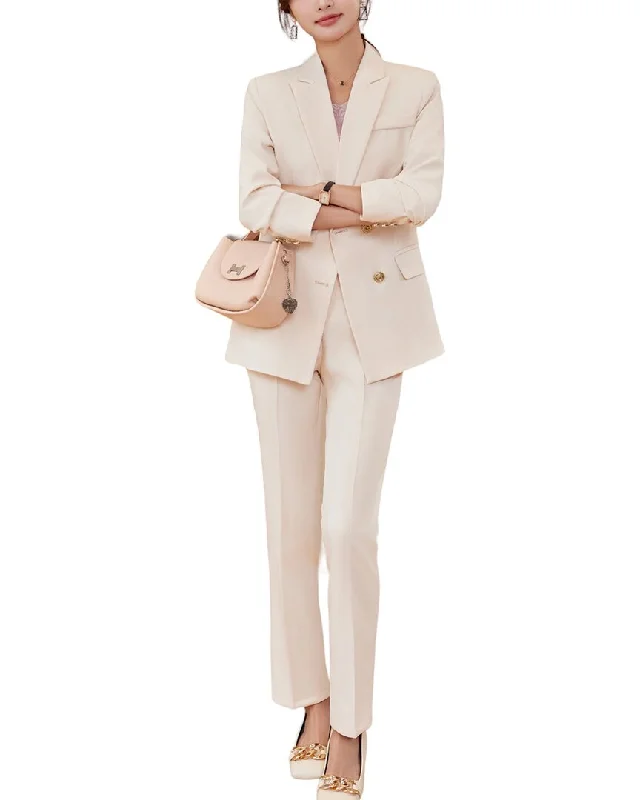 Bossy Chic 2pc Blazer & Pant Set