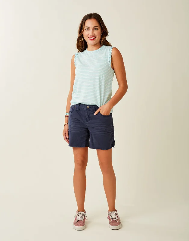 Oahu 6" Twill Short: Navy