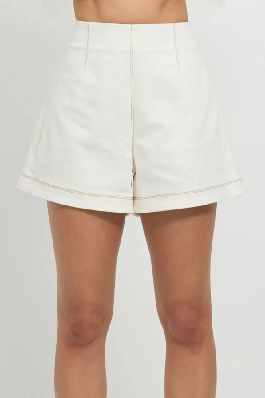 Good Vibes Shorts White