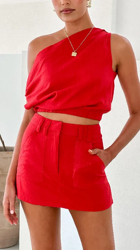 Emory Top - Red