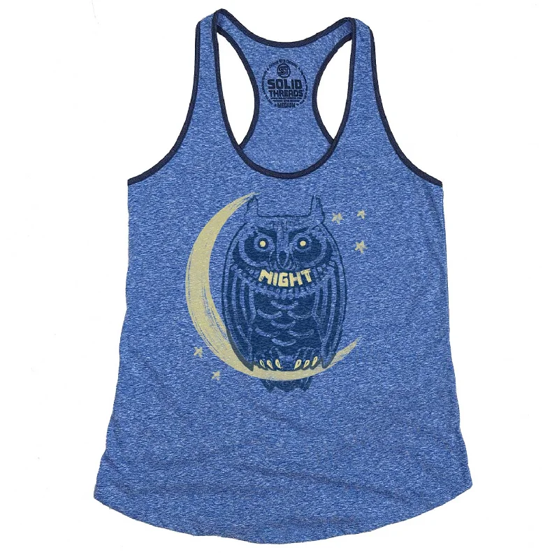 Women's Night Owl Ringer Tank Top