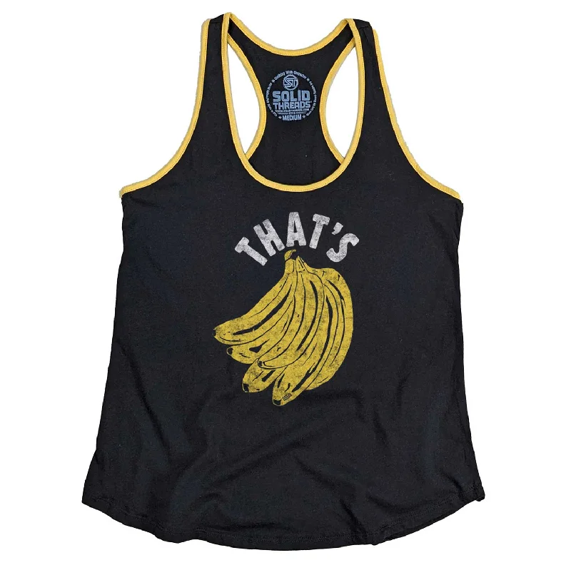 Women's That's Bananas Ringer Tank Top